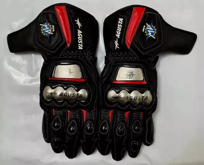 MV AGUSTA Biker Motorrad Lederhandschuhe MOTOGP Rennen Biker-Lederhandschuhe CE - Image 1 of 2