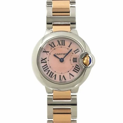 Cartier ballon bleu SM W6920034 Quartz PG Pink Shell Dial 90295697 - Image 1 of 4