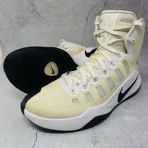 Nike Men’s Sz 9 M Zoom Hyperdunk 2016 White & Black Athletic Basketball Shoes - Picture 1 of 10