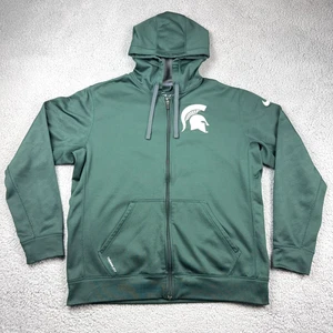 Nike Herren L Therma-Fit Michigan State Spartans Full Zip Hoodie Grün - Bild 1 von 11