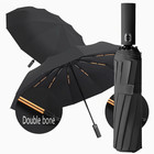 1pc 12-Bone Automatic Folding Umbrella UV Resistant Windproof Durable - NEW