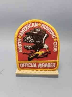 Vtg NAHC North American Hunting Club Official Member Patch Hunter Eagle NOS NRA - Image 1 of 4