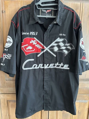 Camisa Corvette Patch Up Botón 2XL Foto 1 de 4