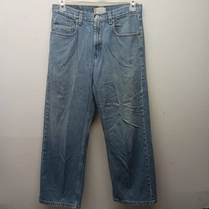 Jeans Levi’s 569 larghi dritti husky blu lavaggio medio uomo taglia 31x27 - Foto 1 di 6