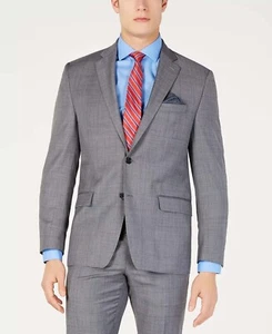 Lauren Ralph Lauren Men's Classic Fit Stretch Ultra Flex Suit Jacket Grey 44R - Picture 1 of 2