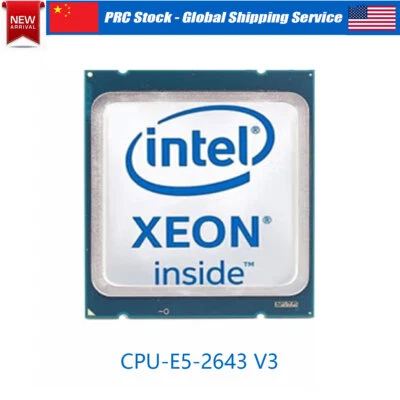 Intel Xeon E5 2643 V3 3.4GHz E5-2643 V3 Socket LGA 2011-3 CPU  PROCESSOR - Image 1 of 4