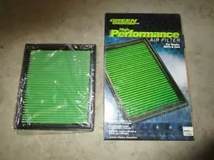 Green High Flow Engine Air Filter fits 04-14 Nissan Titan 5.8L V8, 05-14 Armada - Bild 1 von 7
