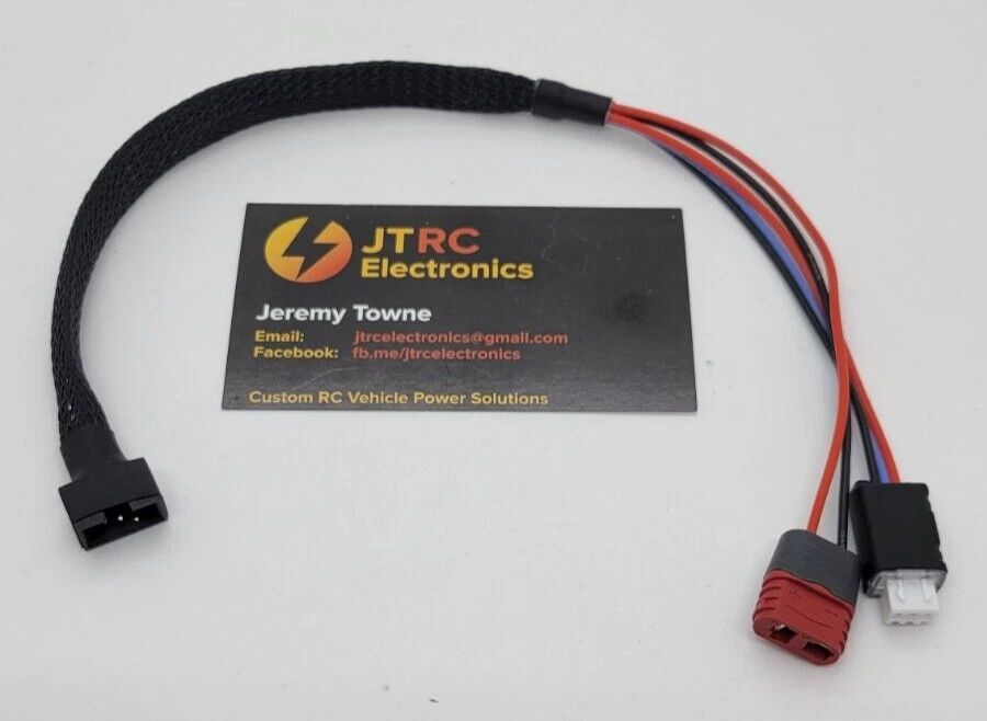 TRX-4M Battery Charge Cable for Balance and storage Deans/T-Plug 2S Lipo - Image 1 of 1