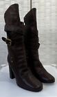 Chloe Paddington Brown Leather Paddington Wrap Around Boots Size EU 35, US 5