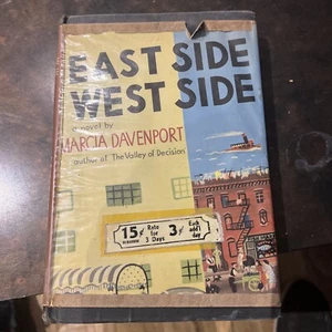 Marcia Davenport - East Side, West Side - 1. Auflage / Erstdruck - 1947 - Bild 1 von 8