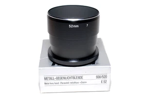 Hama 93852 Zoom Metall M52 Sonnenblende für 52mm - lens hood (neuwertig) - Bild 1 von 4