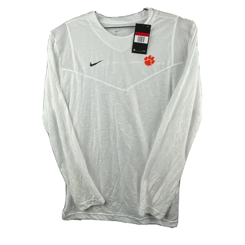 Nike Player Clemson Tigers UV Long Sleeve Football Top Men's Large CW3539 Cover