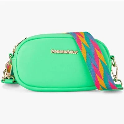 Montana West Bolso Bandolera Pequeño Mini Bolsa Lindo y Divertido Color Correa Ajustable. Foto 1 de 4