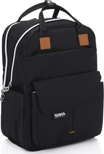 Fillikid Rome Rucksack Baby Wickeltasche schwarz neu mit Etikett - Bild 1 von 6