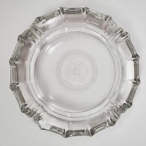 Vintage Ashtray United States House of Representatives Round  Crystal Glass