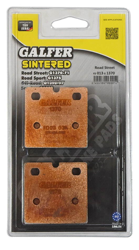 Pastillas de freno traseras Galfer para BMW R1100 RS 1992-2001 Foto 1 de 1