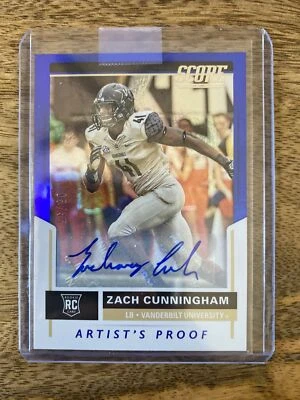 Zach Cunningham - Score Artists Proof Rookie Auto /35 - Image 1 of 3