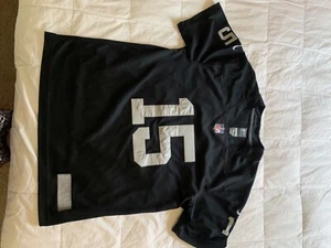 Michael Crabtree Oakland Raiders NFL Nike Youth Black Limited Jersey - Picture 1 of 2