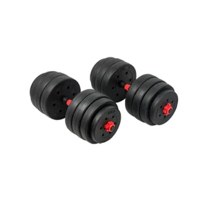 40Kg Adjustable Rubber Dumbbell Set Home Gym Exercise Weights - Picture 1 of 6