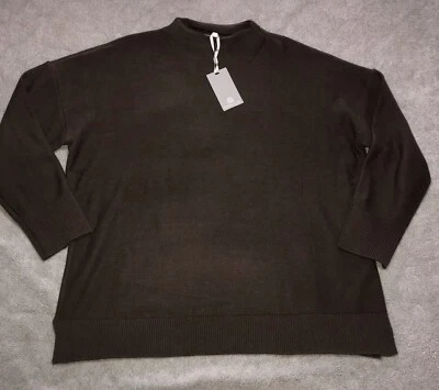 NUEVO Suéter túnica Preston & York marrón castaño XXL para mujer talla 2XL Foto 1 de 4