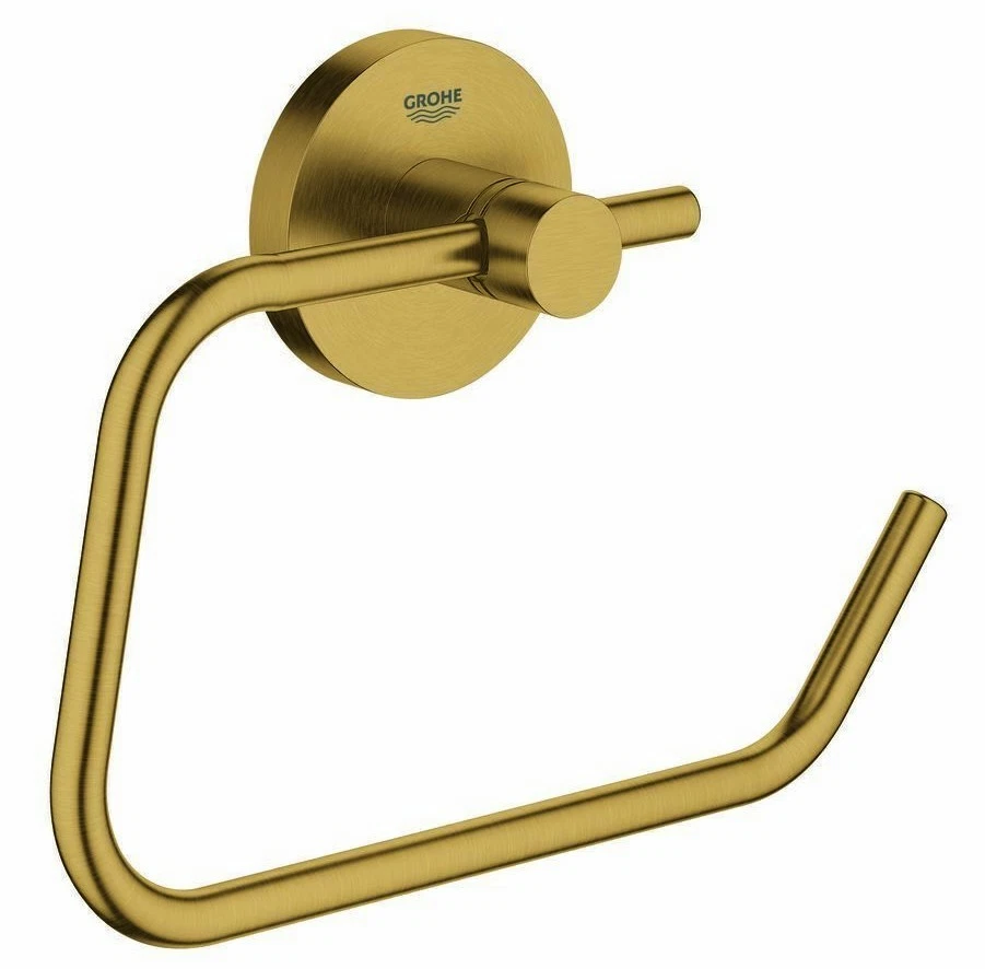 Grohe ESSENTIALS TOILET ROLL HOLDER 119mm Wall Mounted BRUSHED COOL SUNRISE - Bild 1 von 1