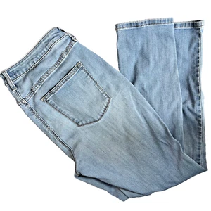 Sonoma Curvy Skinny Womens Jeans Sz 14 Distressed Light Wash Mid Rise Denim - Picture 1 of 11