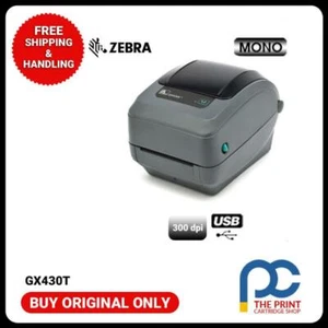 Zebra GX430T Thermal Transfer USB & Serial POS Label Printer - Picture 1 of 1