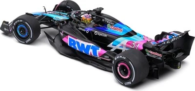 Alpine F1 Team A524 Estabon Ocon 2024 Miami GP in 1:18 scale by Solido - Image 1 of 4