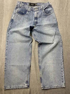 Vintage Levis SilverTab Jeans Baggy 36x30 90s Skater Grunge Wide Leg Vintage Blau - Bild 1 von 12