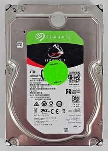 SEAGATE IRONWOLF 4TB HDD - 3.5" DESKTOP SATA 7200RPM HARD DRIVE | ST4000NE0025 - Afbeelding 1 van 2