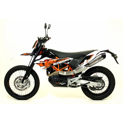 Terminale Di Scarico Lv One Evo Acciaio Ktm 690 Smc 2008 > 2011 Foto 1 de 3