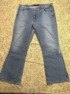 Jeans donna Venezia svasati alti firmati blu tg. Pantaloni casual donna western 22 - Foto 1 di 7