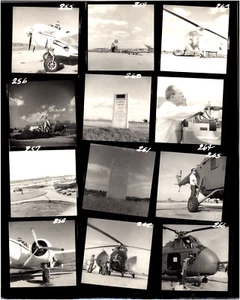 Morristown Municipal Airport Tennessee Planes Helicopter 1970s Photo Sheet 8x10 - Picture 1 of 2