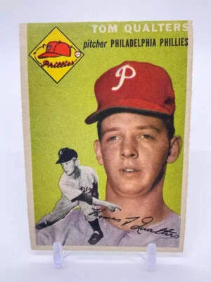 Tom Qualters 1954 Topps RC #174 Philadelphia Phillies VG-EX - Image 1 of 2