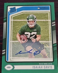 2024 Panini Donruss - Rated Rookie Isaiah Davis #386 Green Autographs (AU, RC) - Picture 1 of 1