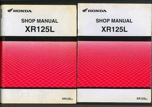 Honda XR125L (03-09) Genuine Factory Work-Shop Manual Repair Books XR 125 L FL94 - Picture 1 of 23