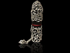 Imperial Rose lipstick sleeve flask - Picture 1 of 1