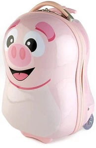 BRUBAKER Koffer Reisegepäck für Kinder - Piggy - Bild 1 von 12