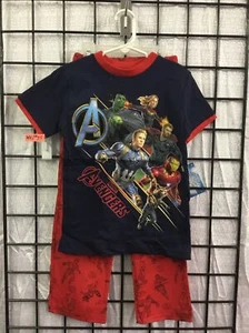 Marvel Kids Avengers 2 Piece Pajama Set Size 6 - Picture 1 of 2