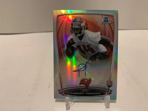 Robert Herron RC 2014 Bowman Chrome Refractor Auto Buccaneers - Imagen 1 de 4