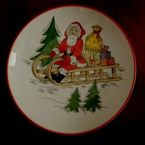Rare Vintage AK Kaiser W Germany SANTA Candy Nut Trinket Dish #1 @LOOK@ - Bild 1 von 6