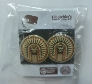 Neu Fighting Illini Illinois Chief Illiniwek Ohrstecker - Bild 1 von 2