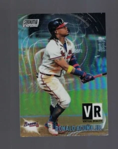 RONALD ACUNA JR. #VR-7 2021 STADIUM CLUB CHROME VIRTUAL REALITY Braves (F) - Picture 1 of 1