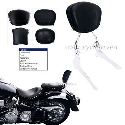 Almohadilla de respaldo Sissy Bar para Yamaha Road Star XV1600 XV1700 (excepto modelo Warrior) Foto 1 de 4