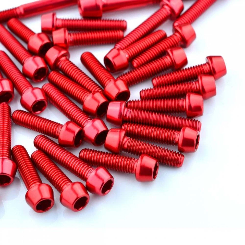 Aprilia SXV 450 STREET 09-11 Aluminio Enchufe Tapa Motor Kit Rojo Foto 1 de 1