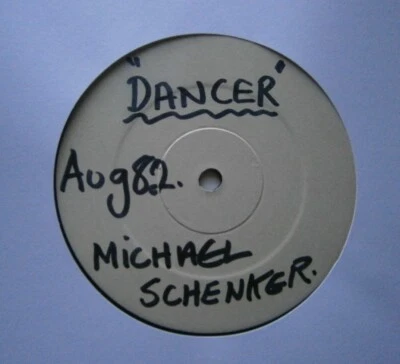MICHAEL SCHENKER GROUP: Dancer (Chrysalis) 1982 White Label promo 12" - Image 1 of 2