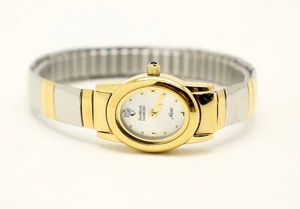 Armitron Diamond NOW 75/2313 silber/goldfarbene Damenuhr braucht Batterie - Bild 1 von 5