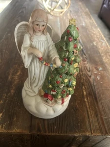 Enesco 1985 "My Favorite Things" Sound Of Music 60th Anniv Spieluhr Engel Baum - Bild 1 von 8