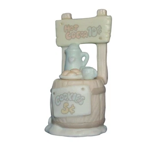 Precious Moments Figurine: 184144 Hot Cocoa Stand (3") Sugar Town Addition - Picture 1 of 3