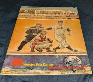 June 11 1964 New York Mets vs Cubs Baseball Scorecard Program Pages Loose - Picture 1 of 6